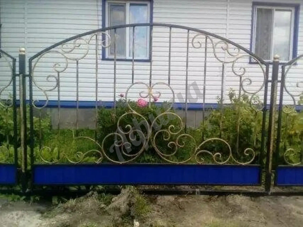 Установка кованных заборов