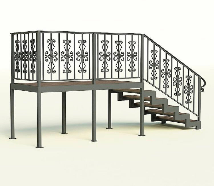 Изготовление придомовой лестницы