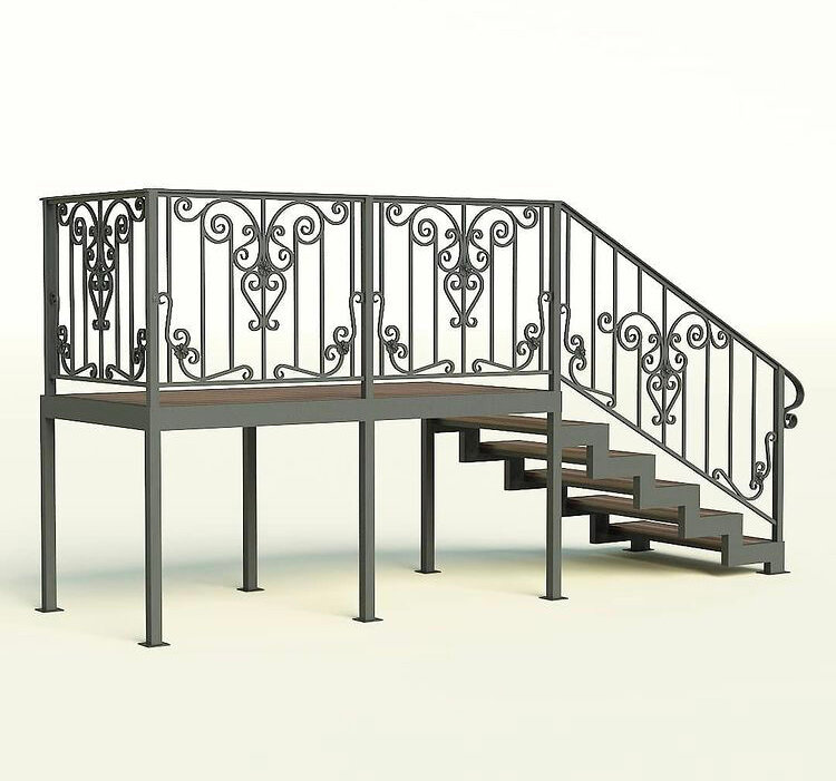 Изготовление придомовой лестницы