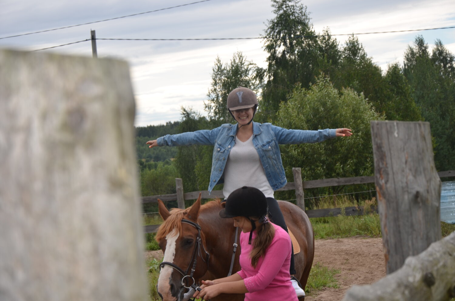 Занятие по конному спорту: в группе, разовое занятие