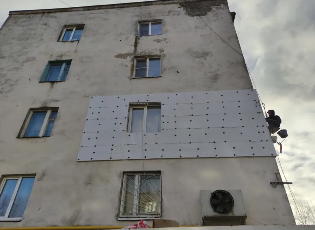 Наружное утепление стен