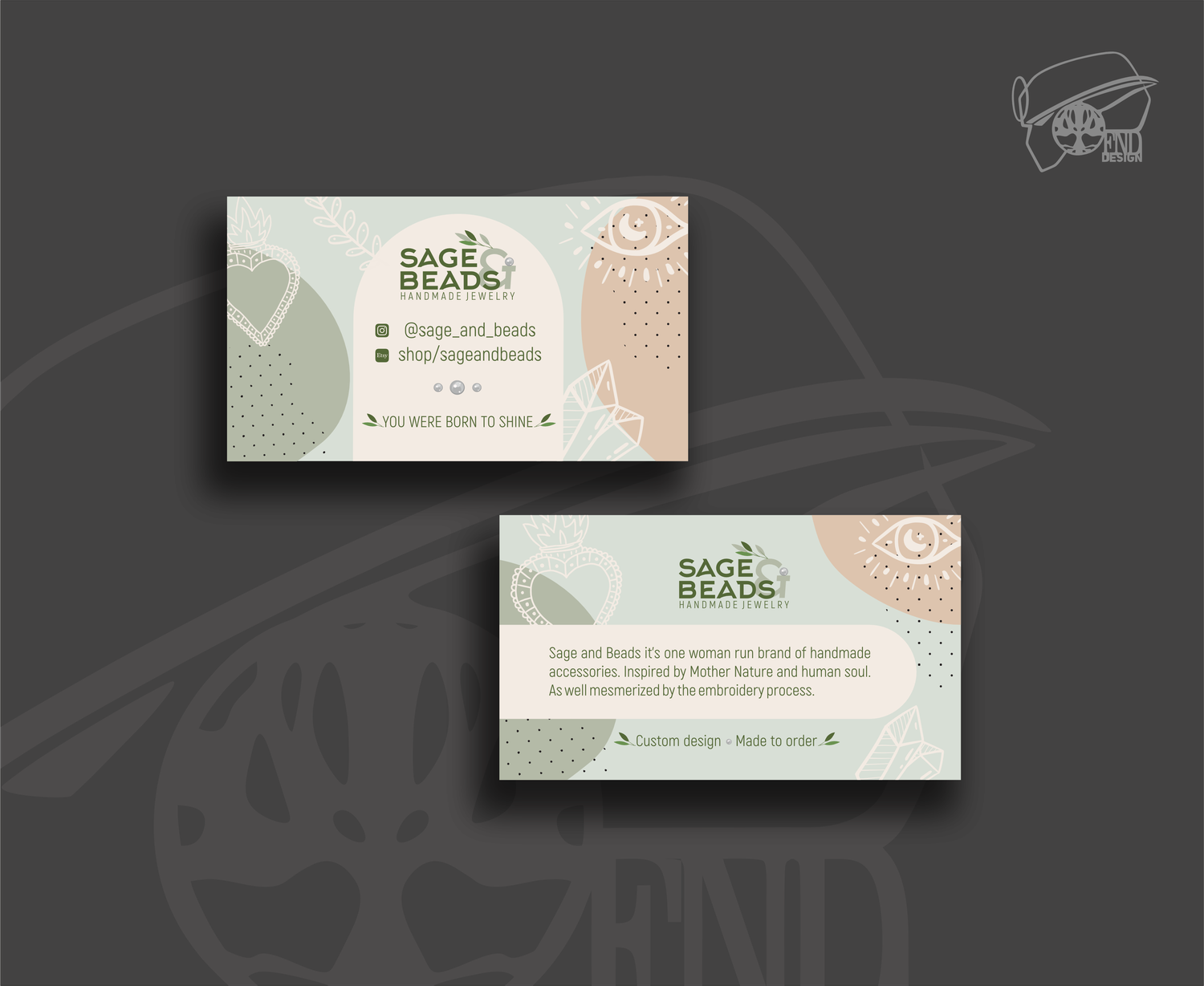 Дизайн визитки